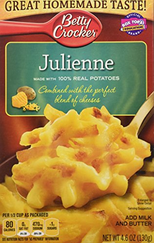 Betty Crocker, Julienne Potatoes, 4.6oz Box (Pack of 4)