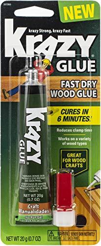 Krazy Glue 2080115 20g Fast-Dry Wood Glue