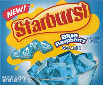 Starburst, Gelatin Blue Raspberry, 3.94 Ounce