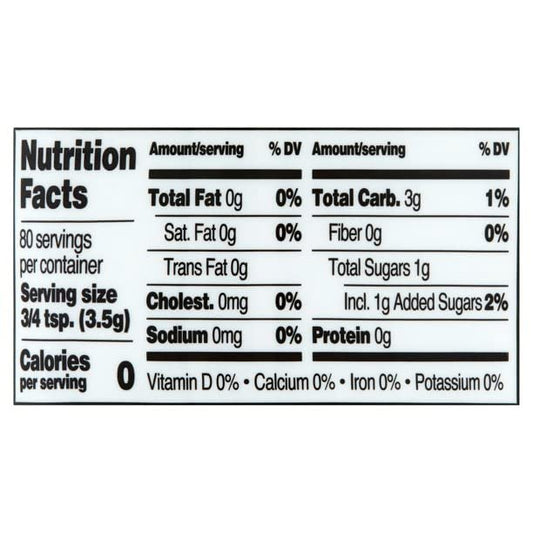 Great Value No Calorie Stevia 9.8 Oz (Pack 1)