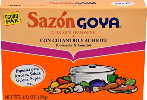 Goya Foods Sazón Seasoning with Coriander & Annatto, 3.52 Ounce