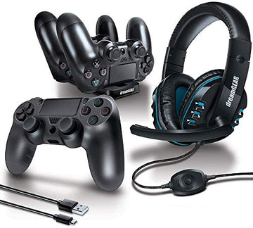 dreamGEAR 6 in 1 Game kit Black PS4