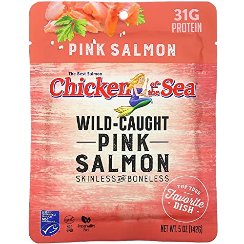 Wild-Caught Pink Salmon, 5 oz ( 142 g), Chicken of the Sea