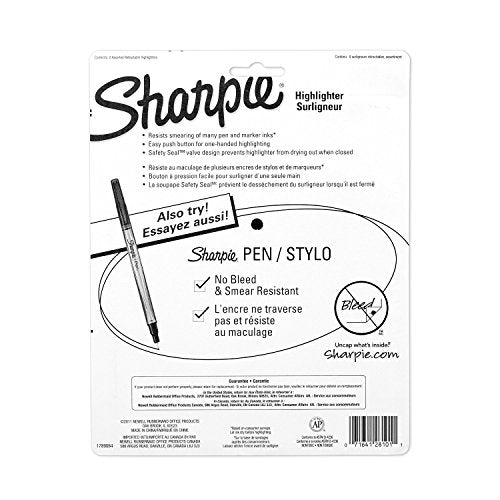 Sharpie Accent Retractable JopiS Highlighters, Chisel Tip, Assorted Colors, 8 Count (3 Pack)