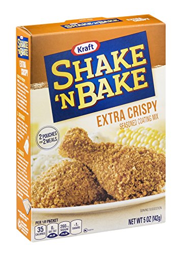 Kraft Shake 'N Bake Seasoned Coating Mix Pouches Extra Crispy 5 OZ (Pack of 24)