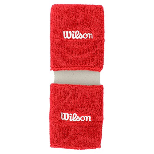 Wilson Double Wristband Red/White