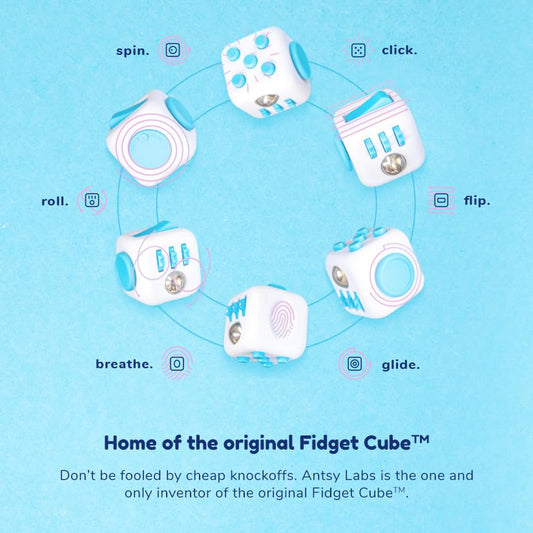 Fidget Cube by Antsy Labs - Find Your Focus and Relieve Stress - Hulk Fidget Cube