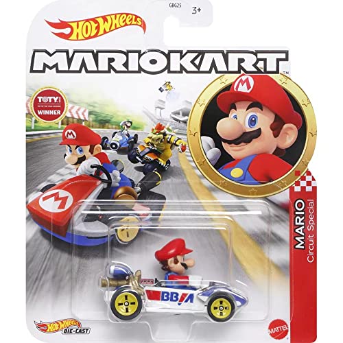 Hot Wheels Mario Kart Vehículo de Juguete Circuito Especial