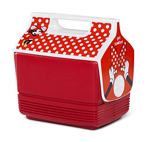Igloo 4 Quart Limited Edition Disney Minnie Mouse Portable Lunchbox Playmate Mini Cooler Ice Box, Small