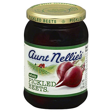 Aunt Nellie's Whole Pickled Beets, 16 Ounce Jars (Pack of 12)