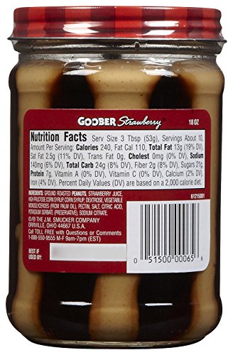 Smucker's Goober PB & Strawberry Jelly Stripes - 18 oz - 3 pk