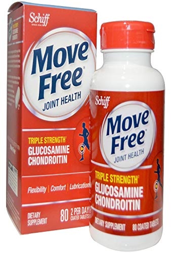 Schiff Move Free Advanced , Triple Strength Plus MSM & Vitamin D3, 80 Coated Tablets