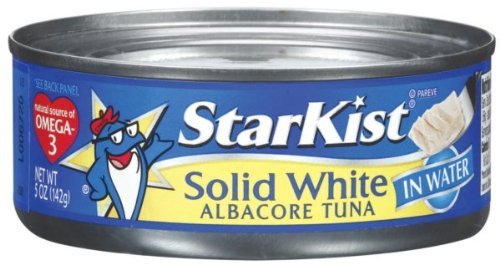 (6 Pack) StarKist Solid White Albacore Tuna, 5 Oz Cans (in Water)