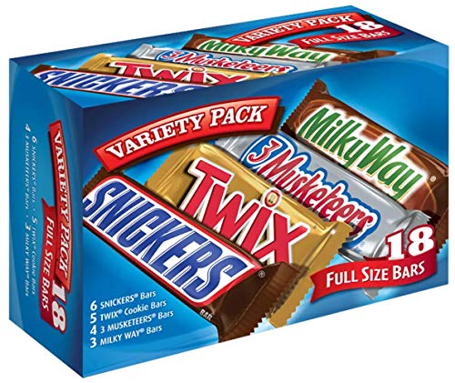 Mars Single Chocolate Candy - Variety Pack, 33.31 Ounce -- 10 per case.