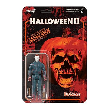 Super7 Halloween II Michael Myers (Blood-Splattered) - 3.75" Halloween 2 Action Figure with Accessories Classic Horror Collectibles and Retro Toys