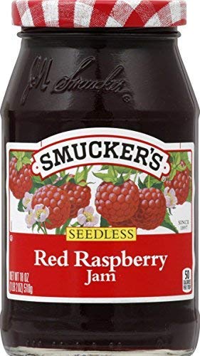 Smucker's Seedless Red Raspberry Jam 18 oz (Pack of 12)