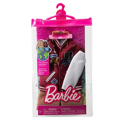 Barbie Fashion Pack HJT25 Ken Doll Clothes Outfit Bomber Jacket Shorts Sunglass