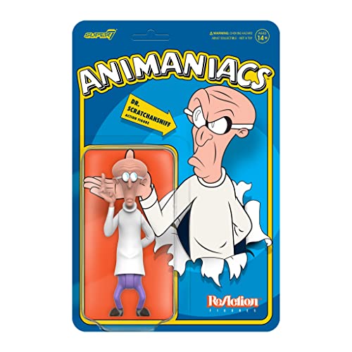 Super7 Animaniacs Reaction Figures Wave 1 - Dr. Scratchansniff