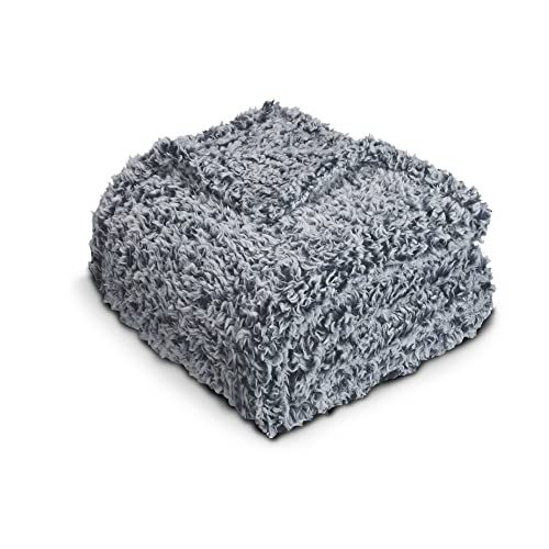 SEDLAV Fuzzy Sherpa Blanket - Extra Cozy and Warm Blanket for Sofa, Chair or Bed - Soft and Luxurious Throw Fleecy Fabric