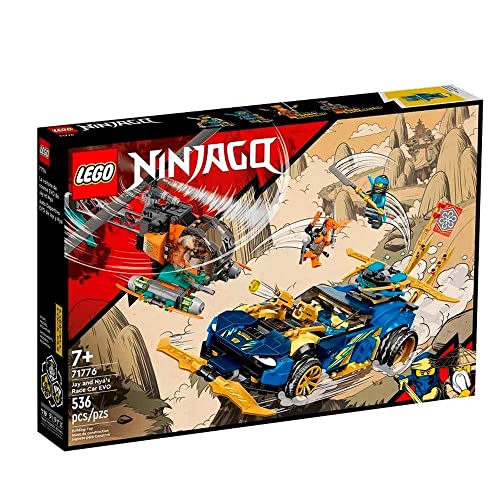 LEGO Ninjago Jay and NYA’s Race Car EVO 71776 Building Kit (536 Pieces)