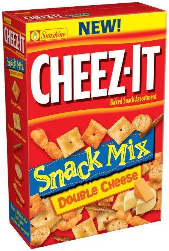 Cheez-It Snack Mix, Double Cheese, 9.75-Ounce Boxes (Pack of 12)