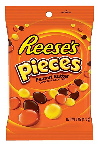 REESE'S Pieces Peanut Butter Candy, 6 Ounce (Pack of 12)