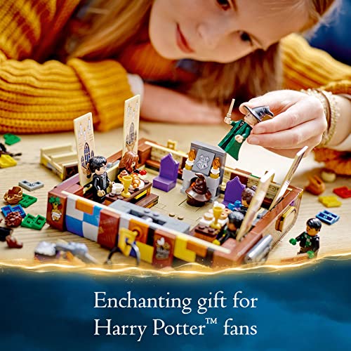 LEGO Harry Potter Hogwarts Magical Trunk 76399 Luggage Set, Summer Toys, Building Toy Idea for Outdoor Play for Kids, Girls & Boys with Movie Minifigures and House Colors