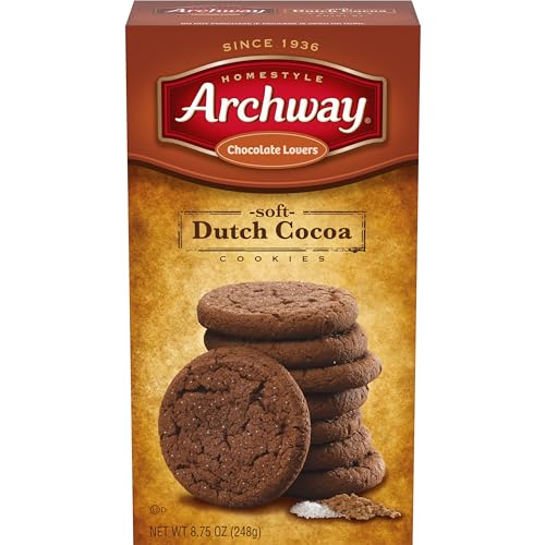 Archway Cookies, Soft Dutch Cocoa Cookies, 8.75 Oz (Pack of 9)