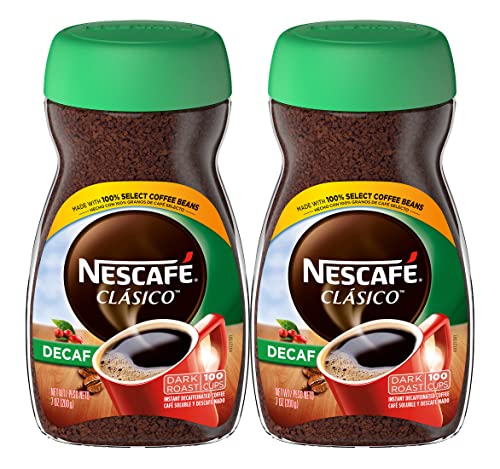 NESCAFE CLASICO Decaf Instant Coffee 7 oz. Jar (PACK OF 2)