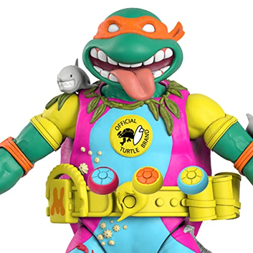 SUPER7 Teenage Mutant Ninja Turtles Ultimates Sewer Surfer Mike 7-Inch Action Figure