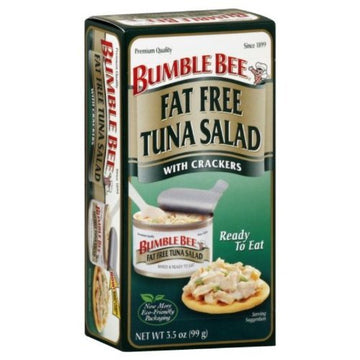 Bumble Bee, Fat Free Tuna Salad with Crackers, 3.5oz Box (Pack of 6)