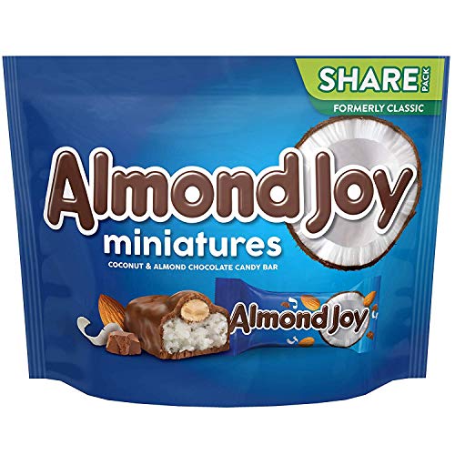 Almond Joy, Chocolate Coconut Candy, Miniatures, 10.2 ounces (Pack of 2)