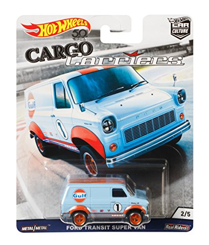 Hot Wheels CAR Culture Cargo Carriers Ford Transit Super Van Vehicle