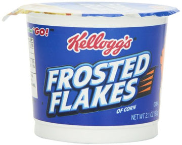 Kellogg's Frosted Flakes Cereal in a Cup, 2.1-ounce (Pack of 4)