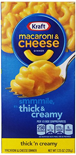Kraft Dinners Thick 'n Creamy Macaroni & Cheese Dinner 7.25 Oz Box (Pack of 24)