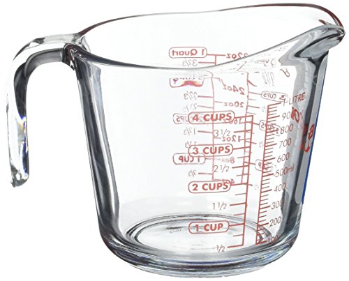 Anchor Hocking Glass Measuring Cup, 32 Oz, Clear