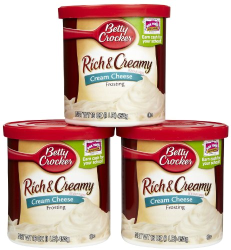 Betty Crocker Rich & Creamy Frosting - Cream Cheese - 16 oz - 3 pk