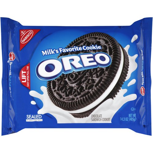 Nabisco Oreo Chocolate Sandwich Cookies 14.3 oz (Pack of 12)