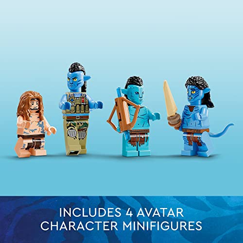 LEGO Avatar: The Way of Water Mako Submarine 75577 Buildable Toy Model, Underwater Ocean Set with Alien Fish and Stingray Figures, Movie Gift for Kids and Movie Fans