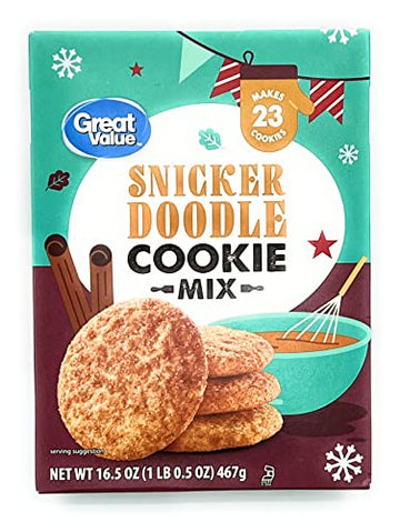 Holiday Snicker Doodle Cookie Mix, 2pk, 33 oz