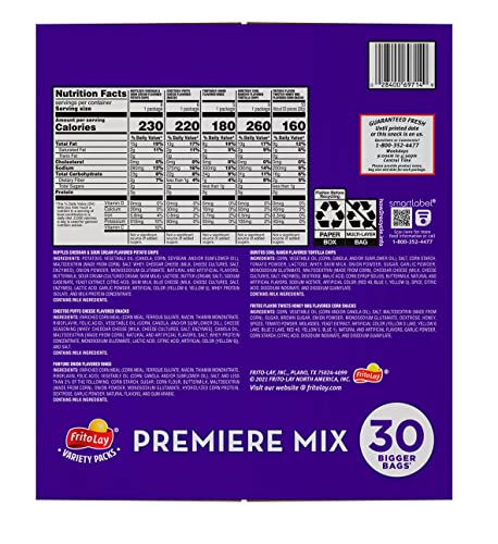 Frito-Lay Premiere Mix Variety Pack Chips (30 pk.)