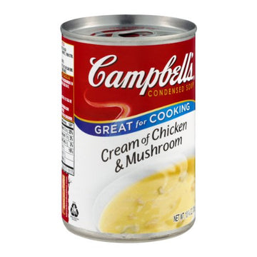 Campbell's Condensed Cream Of Chicken & Mushroom Soup 10.75 oz