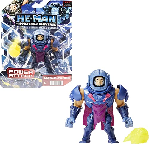 He-Man and The Masters of the Universe Toy, Man-E-Faces Action Figure, Power Attack Move and Accessory, MOTU Villain Character