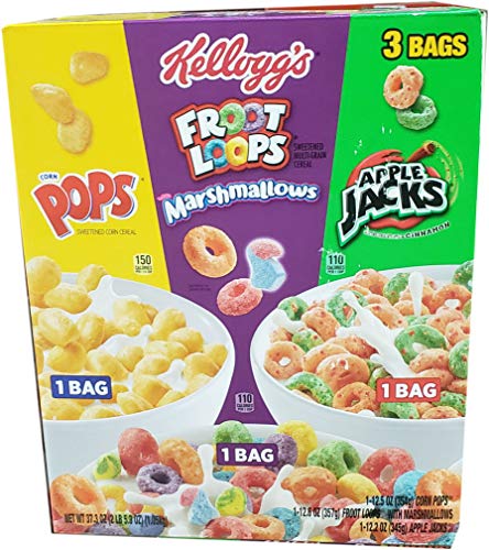 Kellogg's Tri Fun Variety Pack, 37.3 Ounce