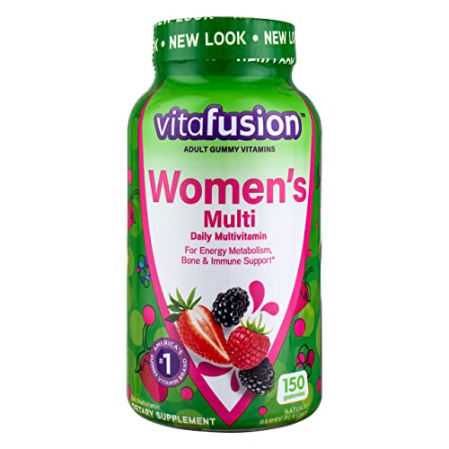 Women's Multivitamin Gummy Energy Metabolism Bone Support Berry (150 Gummies)