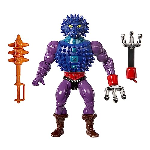 Masters of the Universe Origins Action Figure & Accessory, Spikor Figure with Articulation & Mini Comic Book, 5.5 Inch