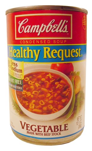 Campbell's Healthy Request Vegetable Soup (Case of 12)