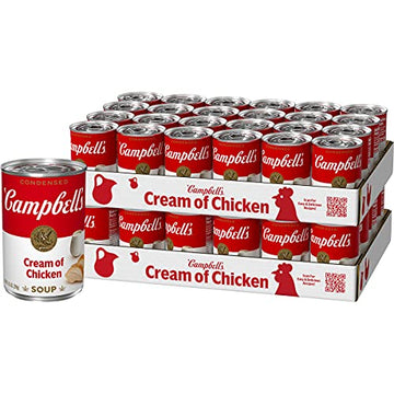 Campbell's Condensed Cream of Chicken Soup, 10.5 Ounce Can (Pack of 48)