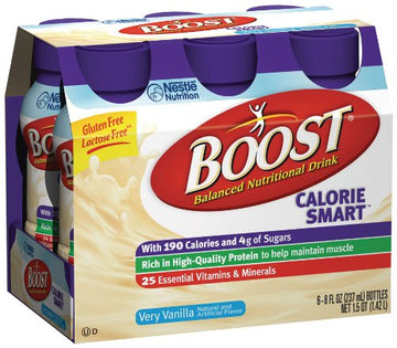 Boost Calorie Smart,Very Vanilla RTD, 8 oz. bottles, 6 count, 48-Fluid Ounces total