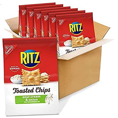 Toasted Chips Sour Cream and Onion Crackers, 6 - 8.1 oz Bags 1